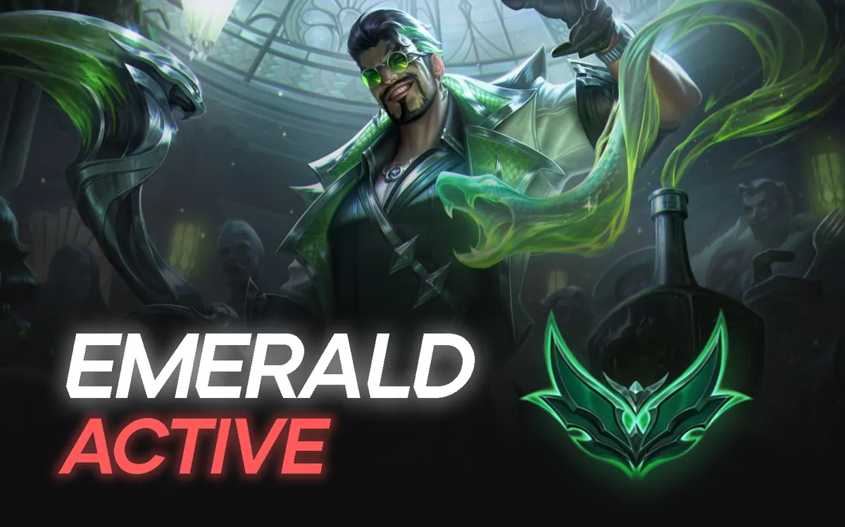 Emerald Active League of Legends account