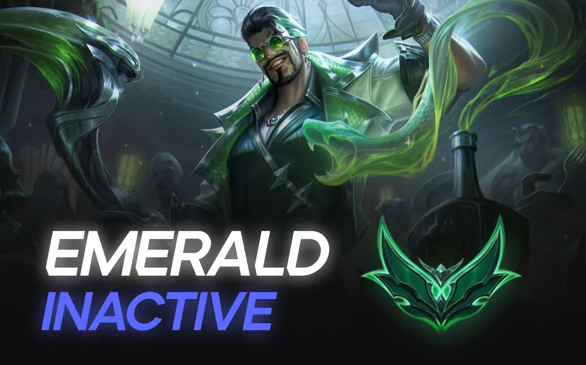 Emerald Inactive League of Legends account