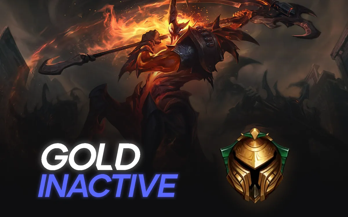 Gold Inactive League of Legends account