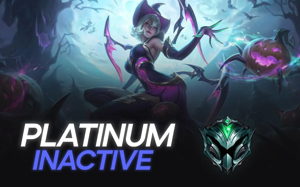 Platinum Inactive League of Legends account